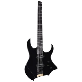 Customer Returned Artist AMS6BK Black Headless Multiscale 6-string Electric Guitar