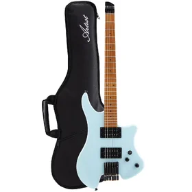 Customer Returned Artist HL6 Blue Headless Electric Guitar & Bag