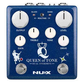 Customer Returned NUX NDO6 Queen of Tone Dual Overdrive Guitar Effects Pedal