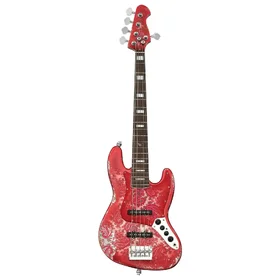 Customer Returned Artist AJB5 15th Anniversary Paisley Relic 5 String Active/Passive Bass Guitar