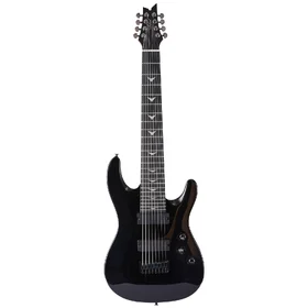 Customer Returned Artist Indominus8 Black 8 String Electric Guitar w/ Humbuckers