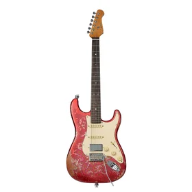 Customer Returned Artist AS72 Red Paisley Relic Electric Guitar w/ Hand-Made Pickups