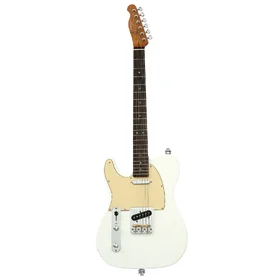 Customer Returned Artist AT53 Left Handed White Electric Guitar w/ Hand Made Pickups