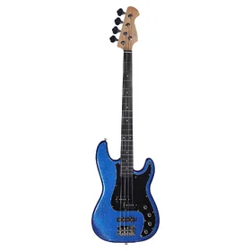 Customer Returned Artist Vintage-Hybrid Royal Sparkle Active/Passive Bass Guitar