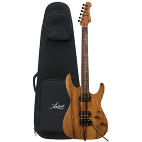 Customer Returned Artist Limba Natural Electric Guitar w/ Humbucker Pickups & Padded Bag