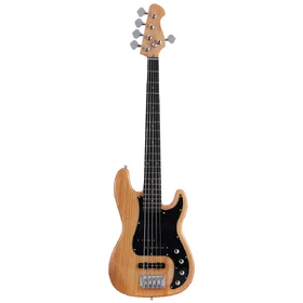 Customer Returned Artist Vintage-Hybrid Natural 5 String Active/Passive Bass Guitar