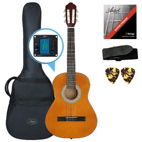 Customer Returned Artist CL34 - 3/4 Size Classical Nylon String Guitar Pack - Amber