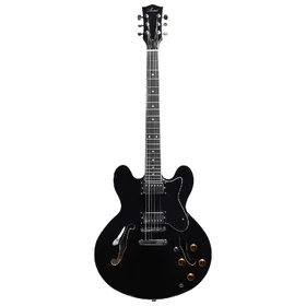 Customer Returned Artist Black58 Semi-Hollow Electric Guitar w/ Humbucker Pickups