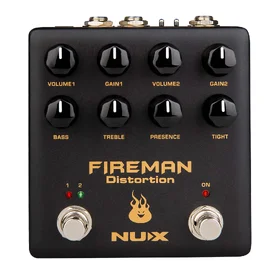 Customer Returned NUX NDS5 Fireman Dual Channel Distortion Guitar Effects Pedal