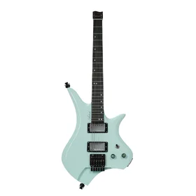 Customer Returned Customer Returned Artist MODRIC Pale Blue Headless Guitar w/ Hand Made Pickups