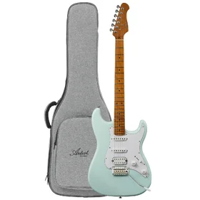 Customer Returned Artist AS20 Pastel Blue Electric Guitar w/ HSS Pickups & Padded Bag