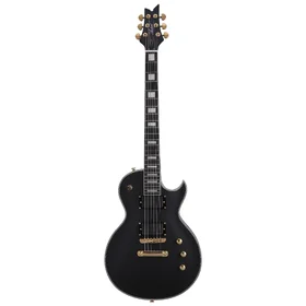 Customer Returned Artist AP6G Cimmerian Matte Black Electric Guitar w/ Active Pickups