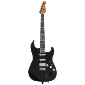 Customer Returned Artist AS68 Black Gloss Electric Guitar w/ HSS Pickups