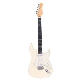 Customer Returned Artist ST62 Vintage White Electric Guitar w/ Wrangler Pickups