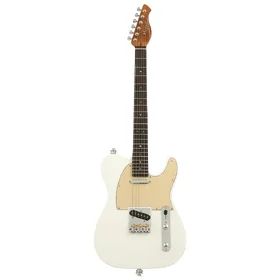Customer Returned Artist AT53 White Electric Guitar w/ Hand Made Pickups