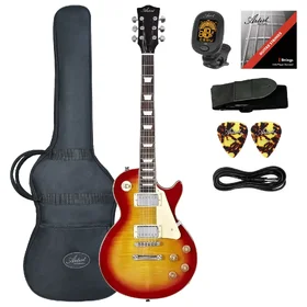 Customer Returned Artist AP1 Cherry Burst Electric Guitar w/ Humbuckers & Accessories
