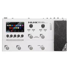 Customer Returned NUX MG50Li White Guitar Guitar Modeller & Profiler Multi-Effects Pedal w/ NAM Support