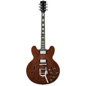 Customer Returned Artist Walnut58TRM Semi-Hollow Electric Guitar w/ Tremolo