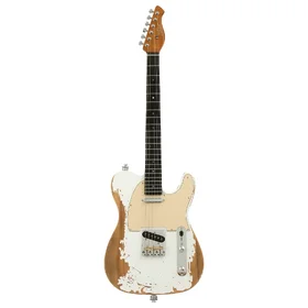 Customer Returned Artist AT53V2 White Aged Electric Guitar w/ Hot Single Coil Pickups