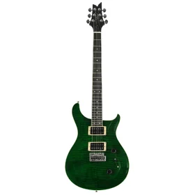 Customer Returned Artist Solaris II Transparent Green Electric Guitar w/ Bullbucker Pickups