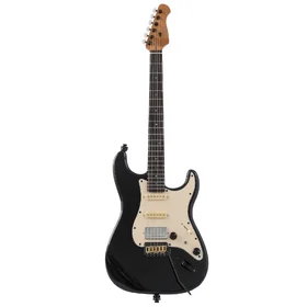 Customer Returned Artist AS68BK Black Gloss Electric Guitar w/ HSS Pickups