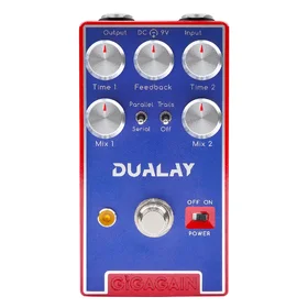 Customer Returned Gigagain GP07 Dualay Dual Delay Guitar Effects Pedal