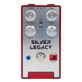 Customer Returned Gigagain GP06 Silver Legacy Overdrive Guitar Effects Pedal