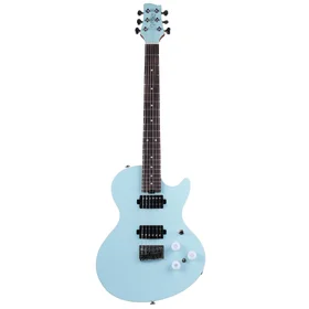 Damaged Soran Verser Blue Electric Guitar w/ Inbuilt FX