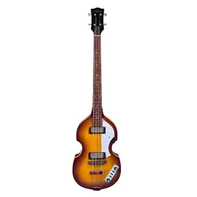Customer Returned Artist AVB1 Sunburst Semi-Hollow Electric Bass Guitar