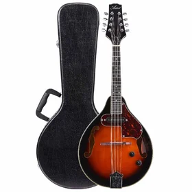 Damaged Artist MDA100EQ+C Sunburst Mandolin w/ Pickup & Black Hard Case