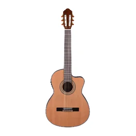 Damaged Artist HG39303CEQ Classical Guitar Solid Cedar Top w/ Cutaway & EQ