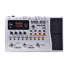 Customer Returned NuX MG20 Guitar Modeling Processor Multi FX Pedal Board