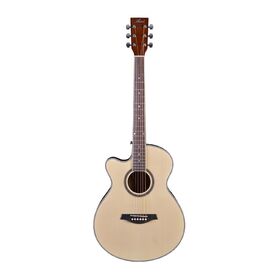 Customer Returned Artist LSPSNTL Beginner Left Handed Small Body Acoustic Guitar
