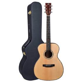 Customer Returned Artist OMS30EQ Solid Wood OM Size Acoustic w/ Preamp + Hard Case