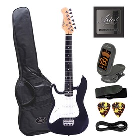 Customer Returned Artist MiniS Plus Left Handed 3/4 Sized Electric Guitar + Accessories