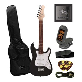 Factory 2nd Artist MiniS Plus - 3/4 Size Small Body Electric Guitar + Accessories