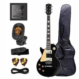 Factory 2nd Artist AP1L Black Left Handed Electric Guitar & Accessories