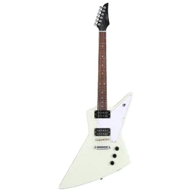 Factory 2nd Artist Fly White Electric Guitar w/ Bullbuckers